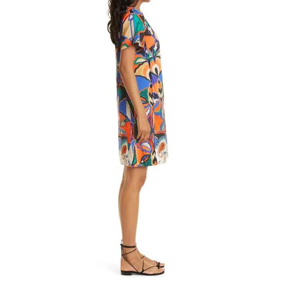 Kobi Halperin Angie Print Poplin Dress Size Small - Picture 3 of 7